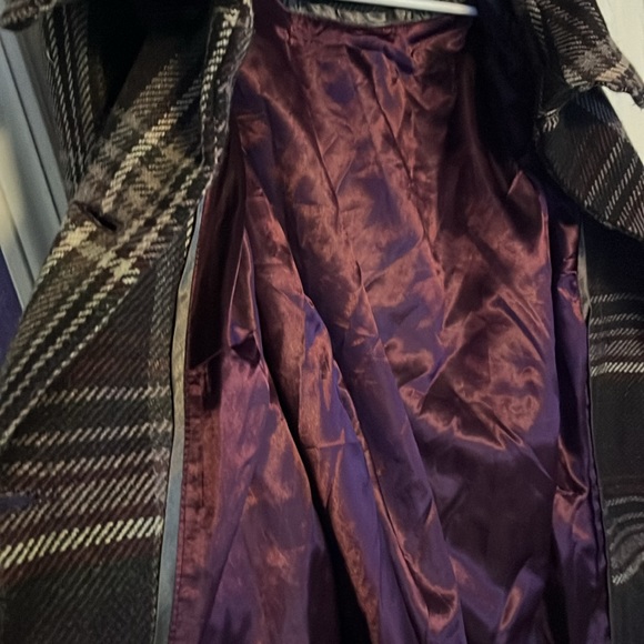 d.e.t.a.i.l.s INTL Purple Wool Women’s Coat - Picture 5 of 6